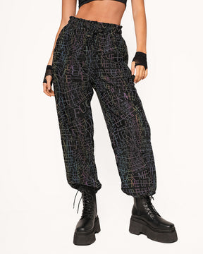 Alison Wonderland x iHR FMU Rainbow Reflective Harem Pants