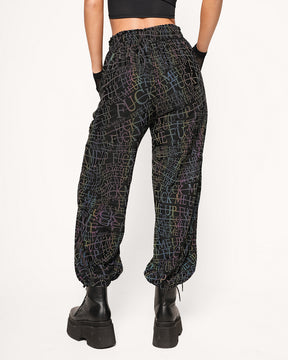 Alison Wonderland x iHR FMU Rainbow Reflective Harem Pants