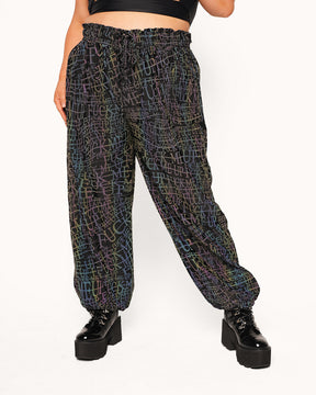 Alison Wonderland x iHR FMU Rainbow Reflective Harem Pants